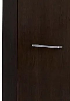 Kancelárska policová skriňa PRIMO s dverami, 800 x 600 x 1781 mm, wenge