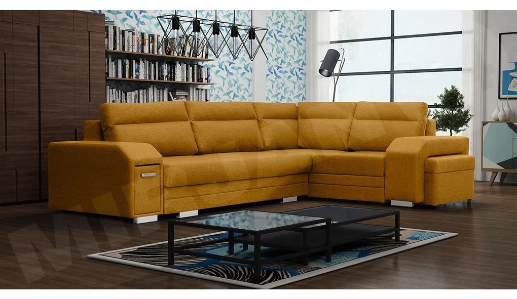 Rohová sedačka s barom Florio, Strana: pravá, Dostupné poťahy: Inari 94