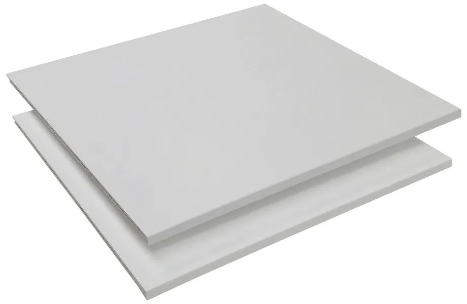 Biele police pre modulárny policový systém 2 ks 32x22 cm Mistral Kubus - Hammel Furniture