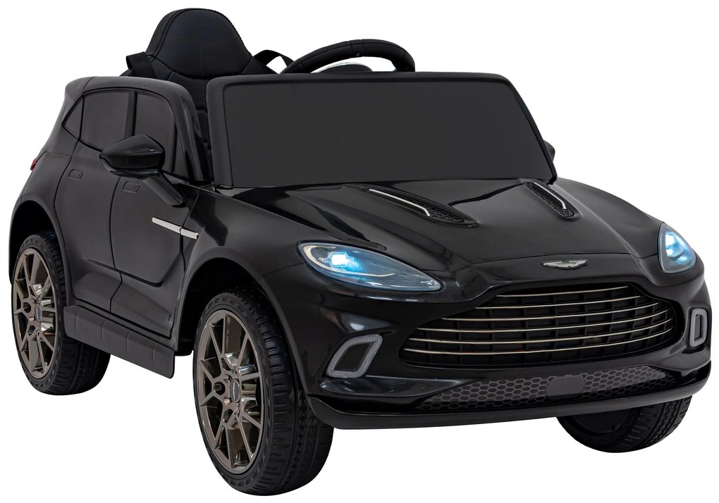 RAMIZ Elektrická autíčko  Aston Martin DBX - čierne - 4x25W- BATÉRIA - 12V7Ah - 2024