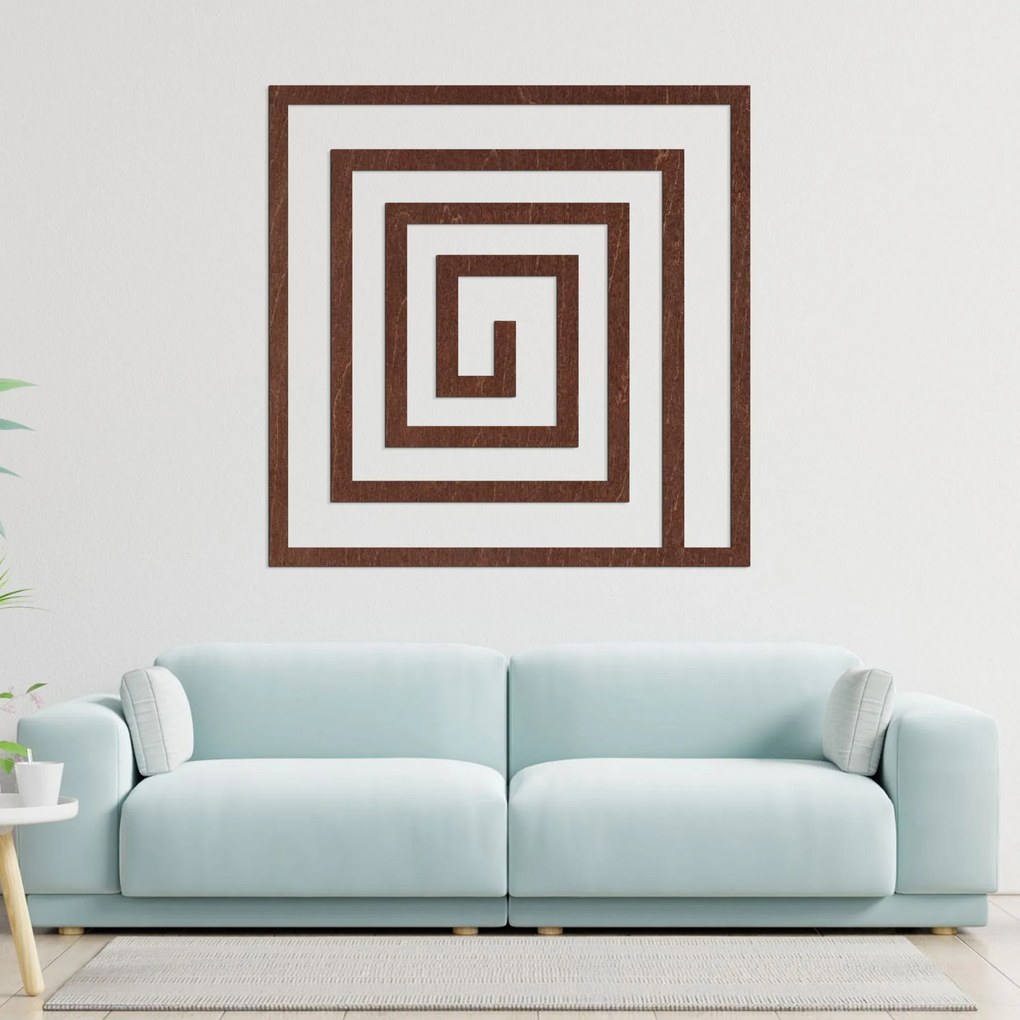 Drevená dekorácia špirála | SQUARIL: Preglejka Topoľ - Honey 3071 20 cm 4056-113940 PR0397