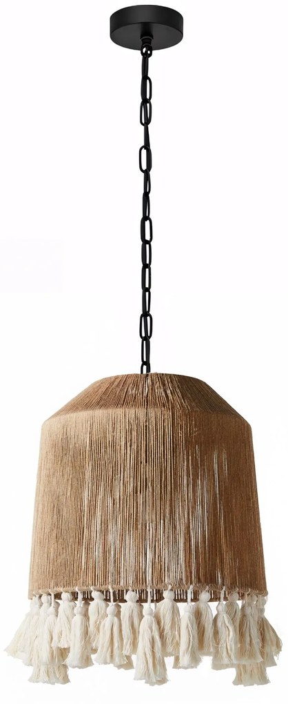 Toolight Toolight, stropné svietidlo 30cm, 1xE27, APP1734-1CP, čierna-hnedá, OSW-04044