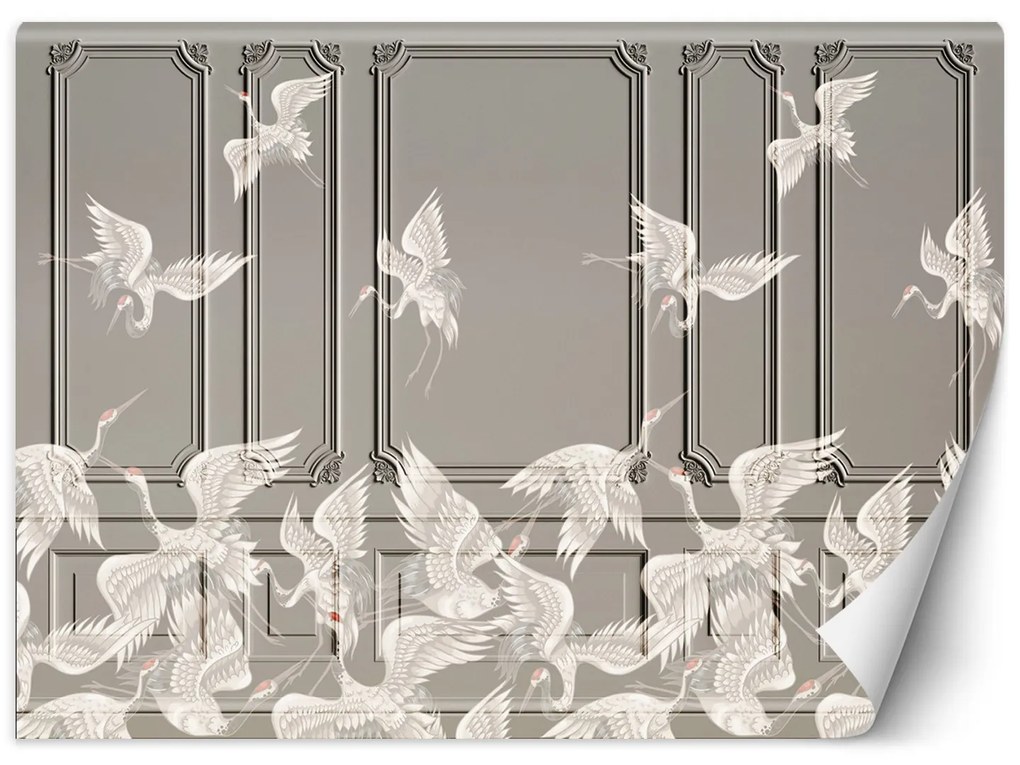 Gario Fototapeta Žeriavy v lete Materiál: Vliesová, Rozmery: 250 x 175 cm