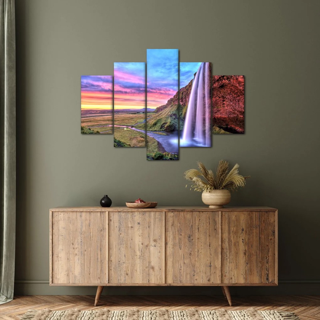 Obraz - Vodopád Seljalandsfoss (150x105 cm)