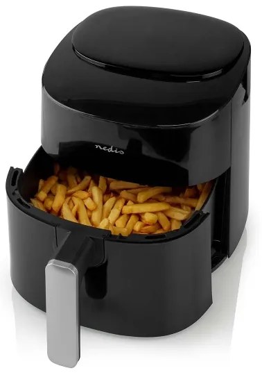 Nedis KAAF160BK - Teplovzdušná fritéza 4,2 l 1300W/230V/240 min