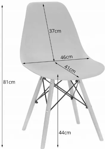 Jedálenská zostava TODI 60cm okrúhly stolový set biely + 2 stoličky OSAKA sivé
