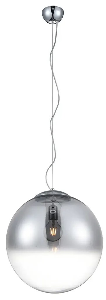 Dizajnový luster Iris 40 chróm