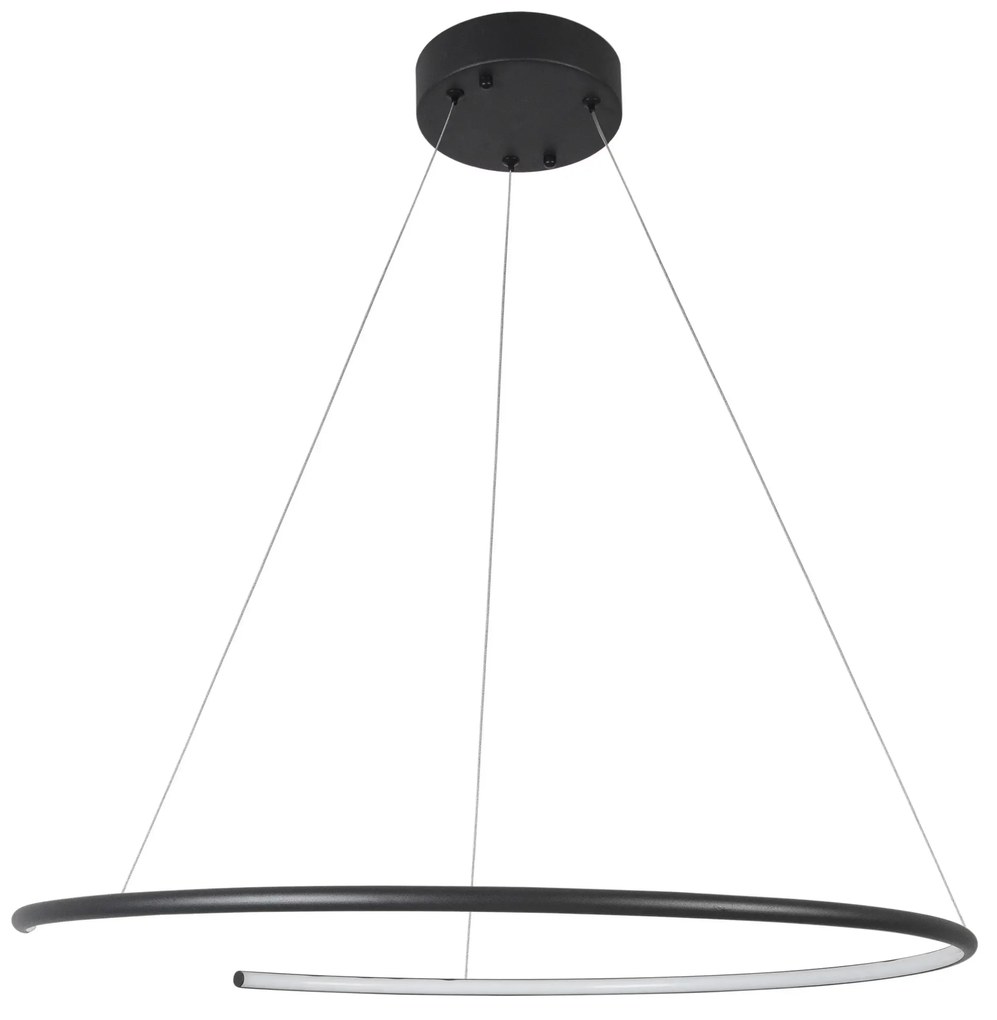 LED luster Breda 70 čierne