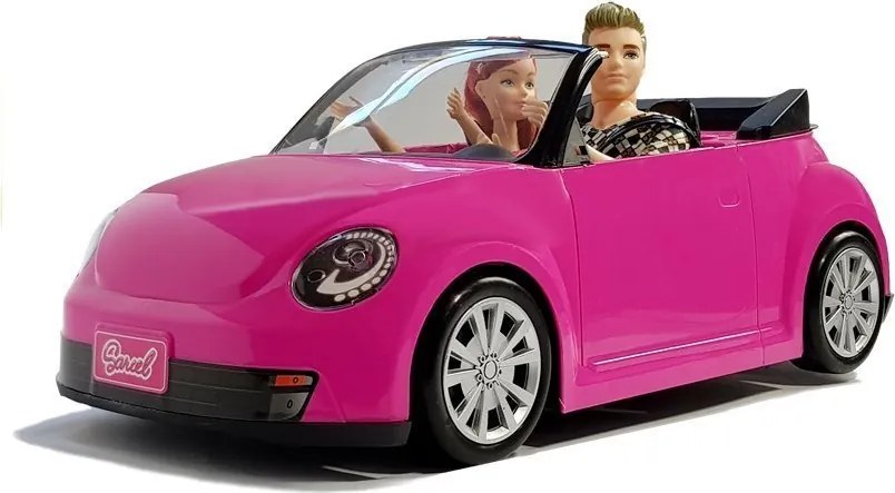 LEAN Toys Zvuková svetlá pre bábiku Car Coupe 43 cm ružová