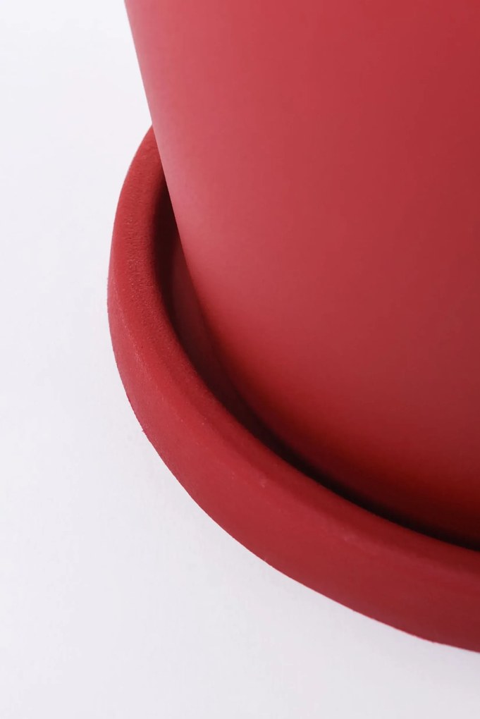 Miska pod kvetináč PLATO, plast, Ø 66 cm, červená Rozmer: 30x4 cm