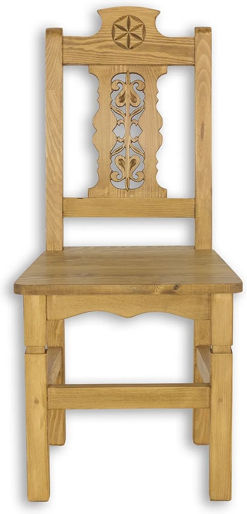 WOSK Drevená stolička SIL 24 Farba nábytku:: K01 - Svetlý vosk, Farba dosky:: K01 - Svetlý vosk