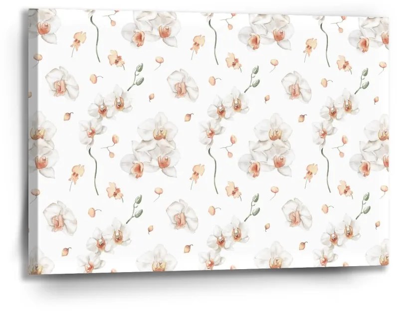 Sablio Obraz Biela orchidea - 90x60 cm