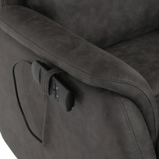 Polohovacie kreslo čierne, elektrické TV-L8902 BK3