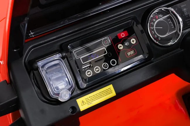 Elektrické autíčko Jeep Wrangler Rubicon LIFT oranžové