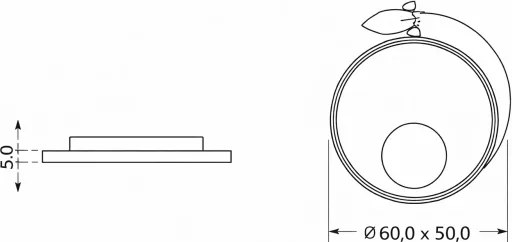 Brilagi -LED Detské stropné svietidlo STARSHIP LED/64W/230V 3000/4500/6000K modrá