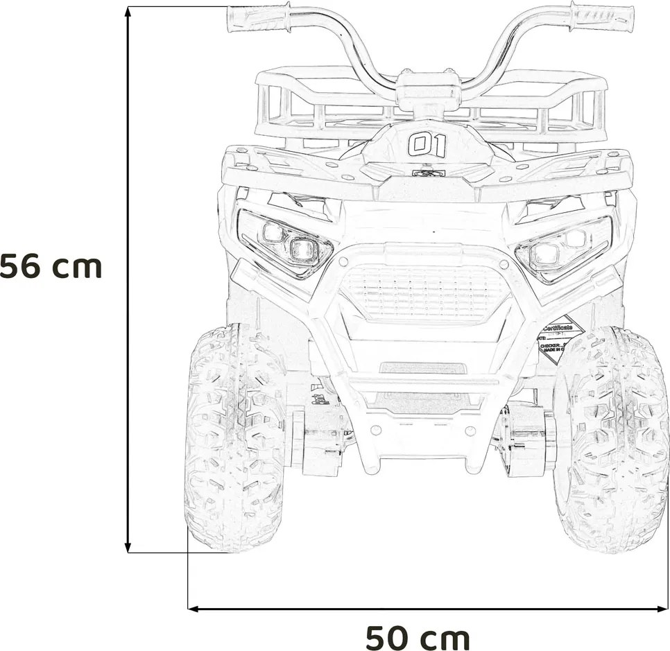 Ramiz Štvorkolka ATV Robust 01 Čierna