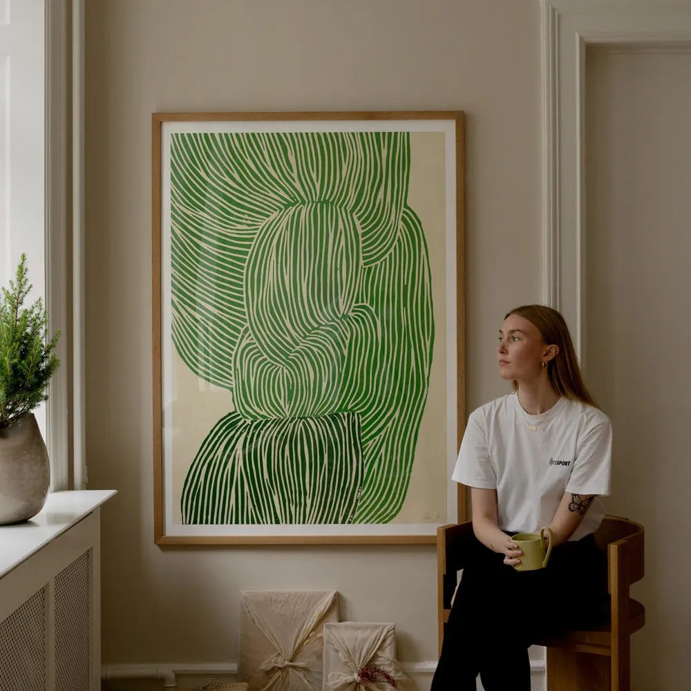 The Poster Club Plagát Green Ocean by Rebecca Hein 30x40