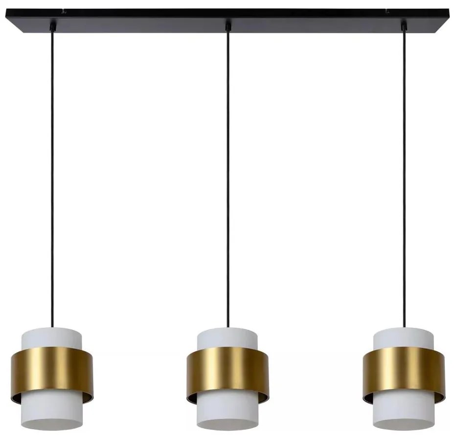 Lucide 45497/03/02 - Luster na lanku FIRMIN 3xE27/40W/230V zlatá