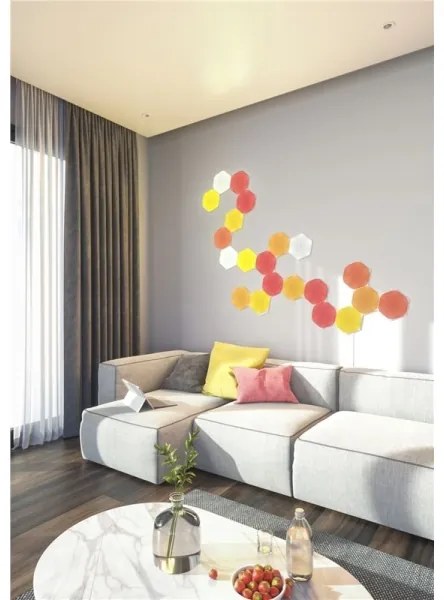 Nanoleaf NL42-6002HX-15PK - SADA 15x LED RGB Stmievateľný panel LED/2W/230V