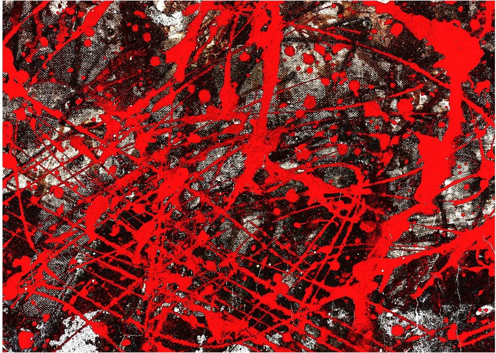 Sklenený obraz - Expresívne abstrakcie (70x50 cm)