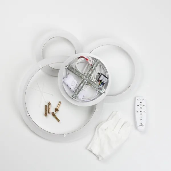 Brilagi - LED Stmievateľný prisadený luster ORBITS LED/40W/230V 3000-6500K biela + DO