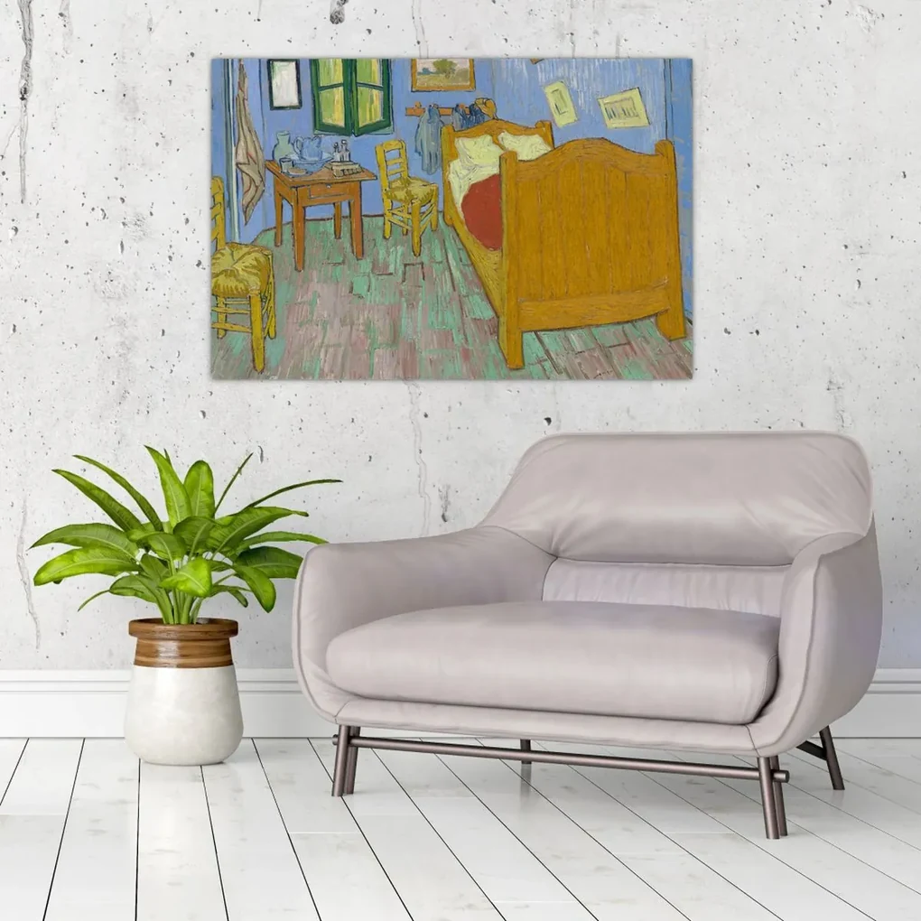 Obraz - Vincent van Gogh, The Bedroom, reprodukcia (90x60 cm)
