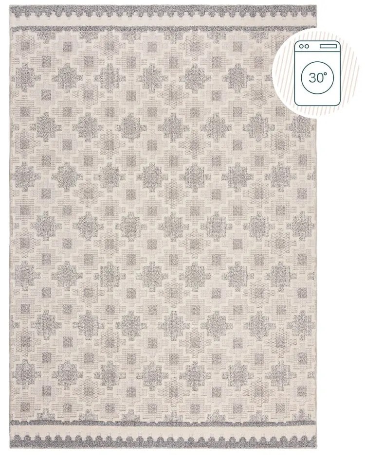Sivobéžový prateľný koberec 155x230 cm Graysen – Flair Rugs