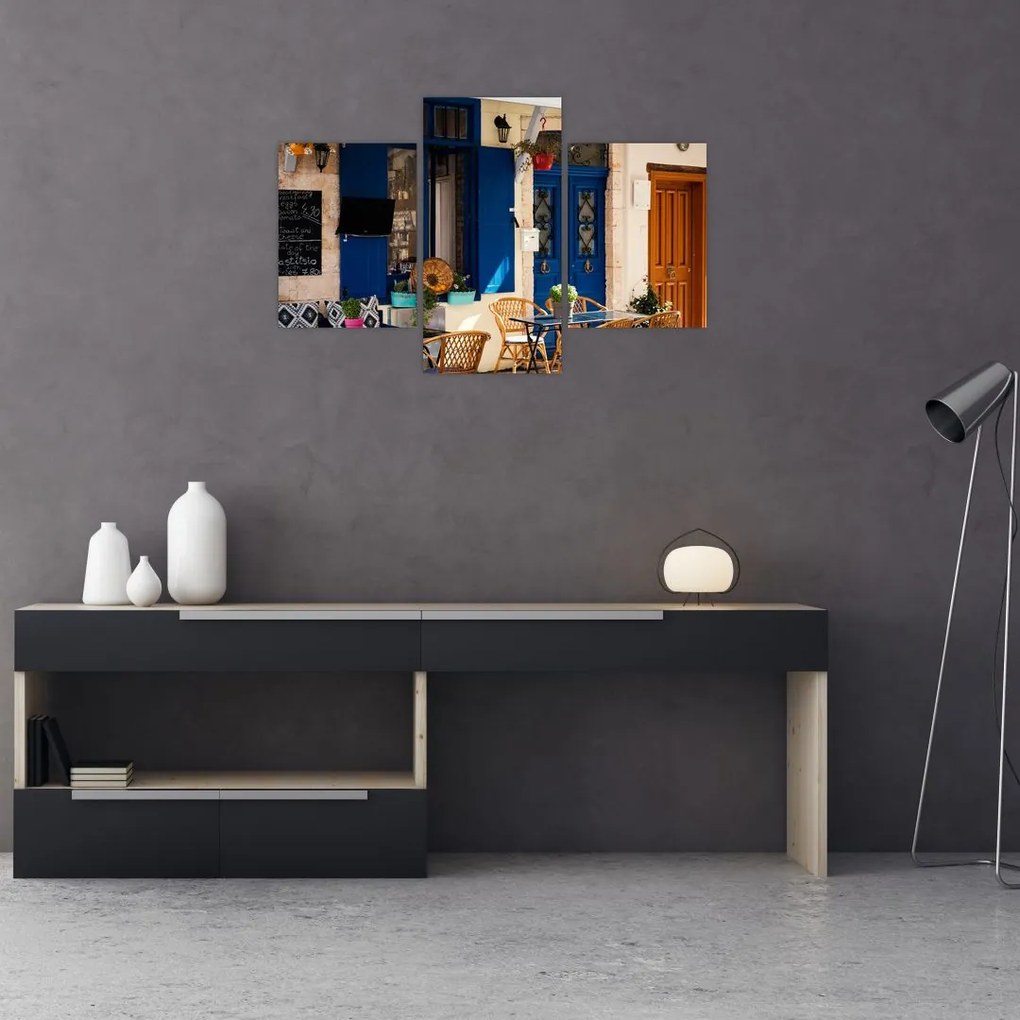 Obraz - Grécke posedenie (90x60 cm)