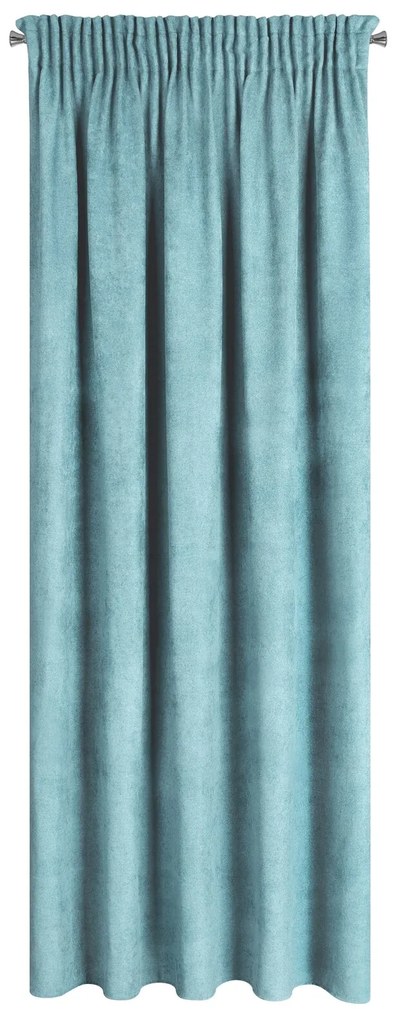 ZATEMŇOVACÍ ZÁVES NA PÁSKE AMAYA 140X250 CM TMAVÁ MENTOLOVÁ