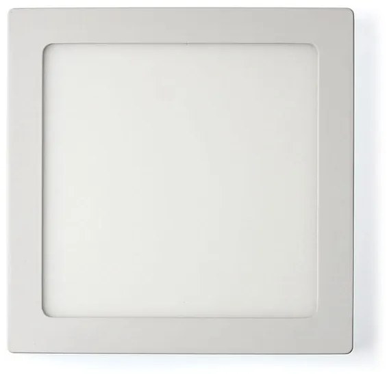 BERGE LED panel štvorcový 225x225x35mm prisadený - 18W - 230V - 1480Lm - studená