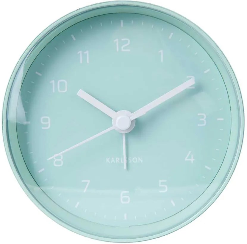 KARLSSON Budík Cone zelený 10 × 5 cm