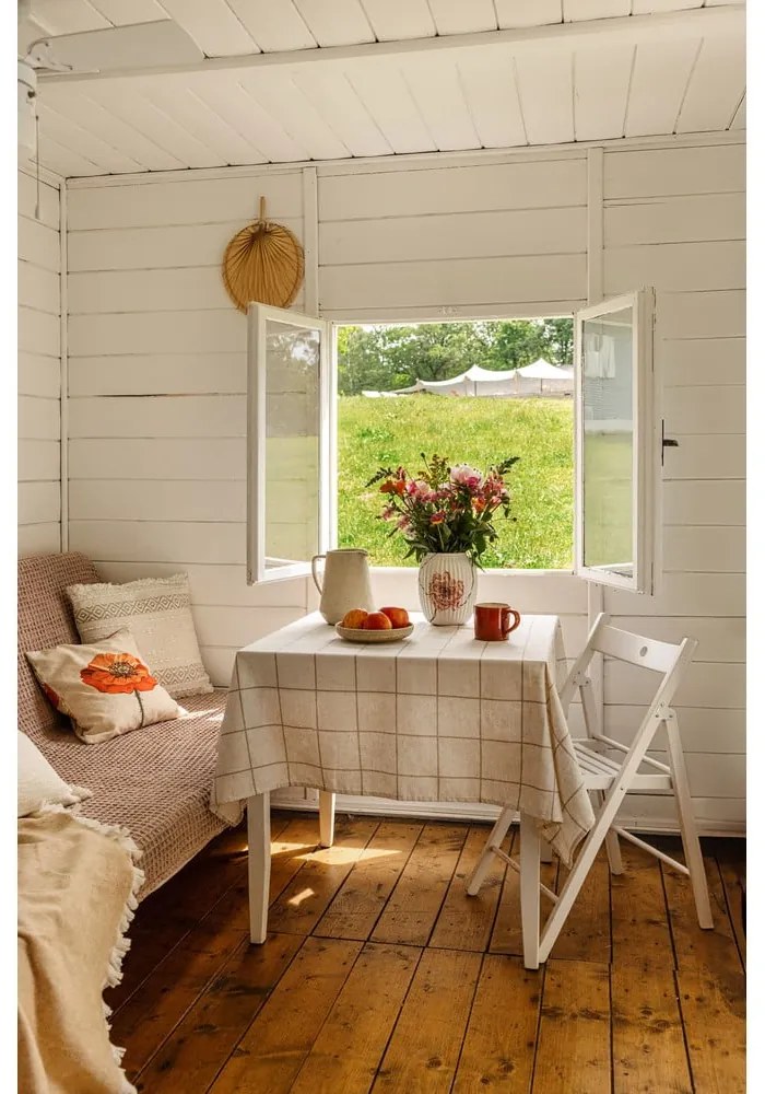Biela porcelánová váza Kähler Design Poppy, výška 21 cm