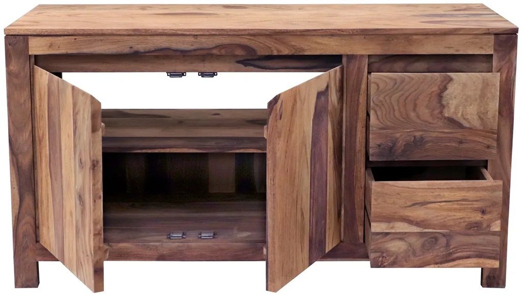 furniture-nabytek.cz - Drevená skrinka pod umývadlo masív 130x70x45