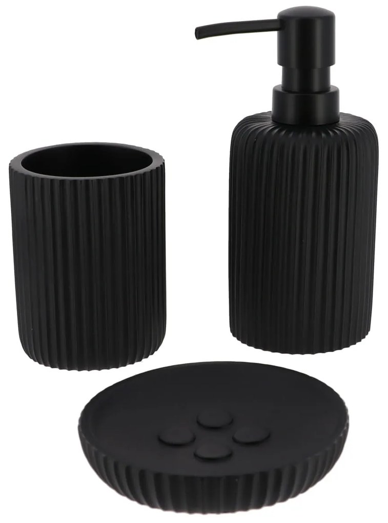 Kúpeľňový pohár Issard, čierna, 200 ml