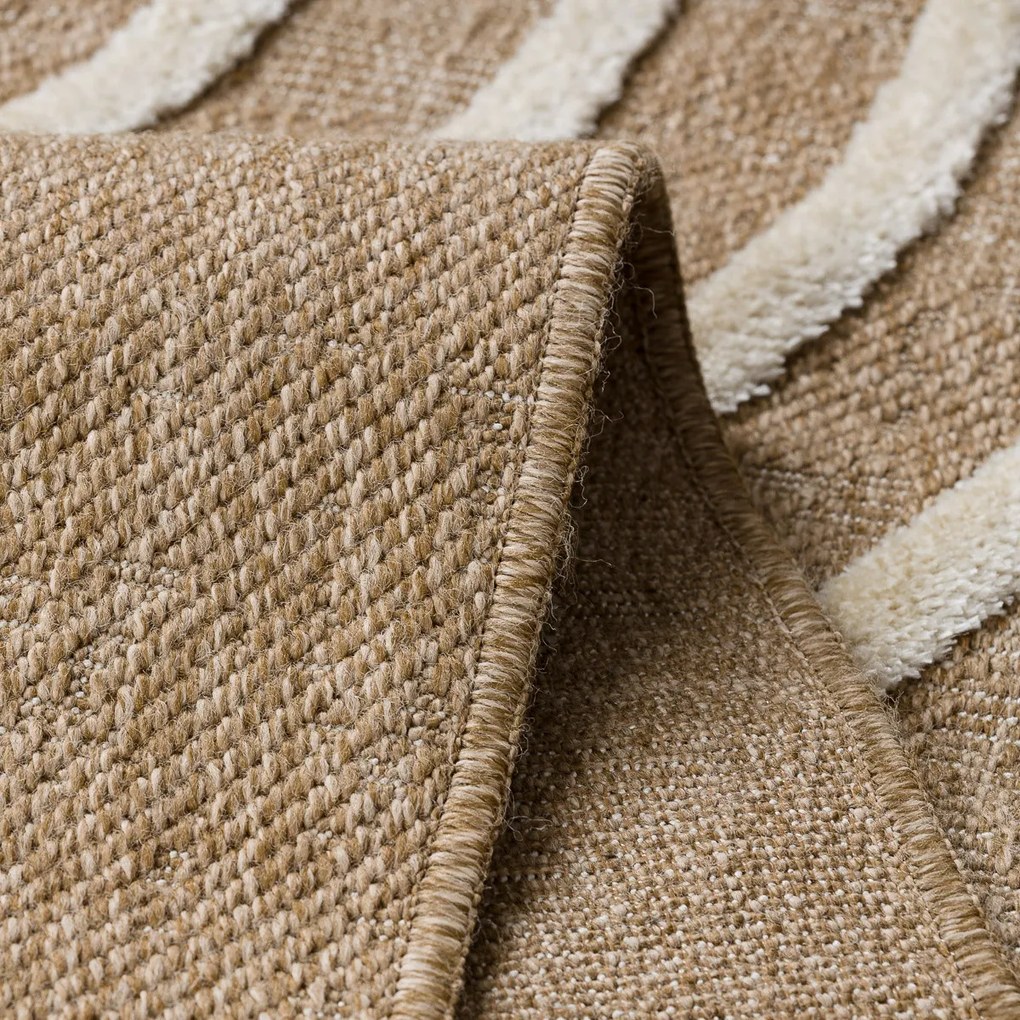 Dywany Łuszczów, Kusový koberec Spark 0688A beige/cream, 120x170, béžová, chodba / predsieň