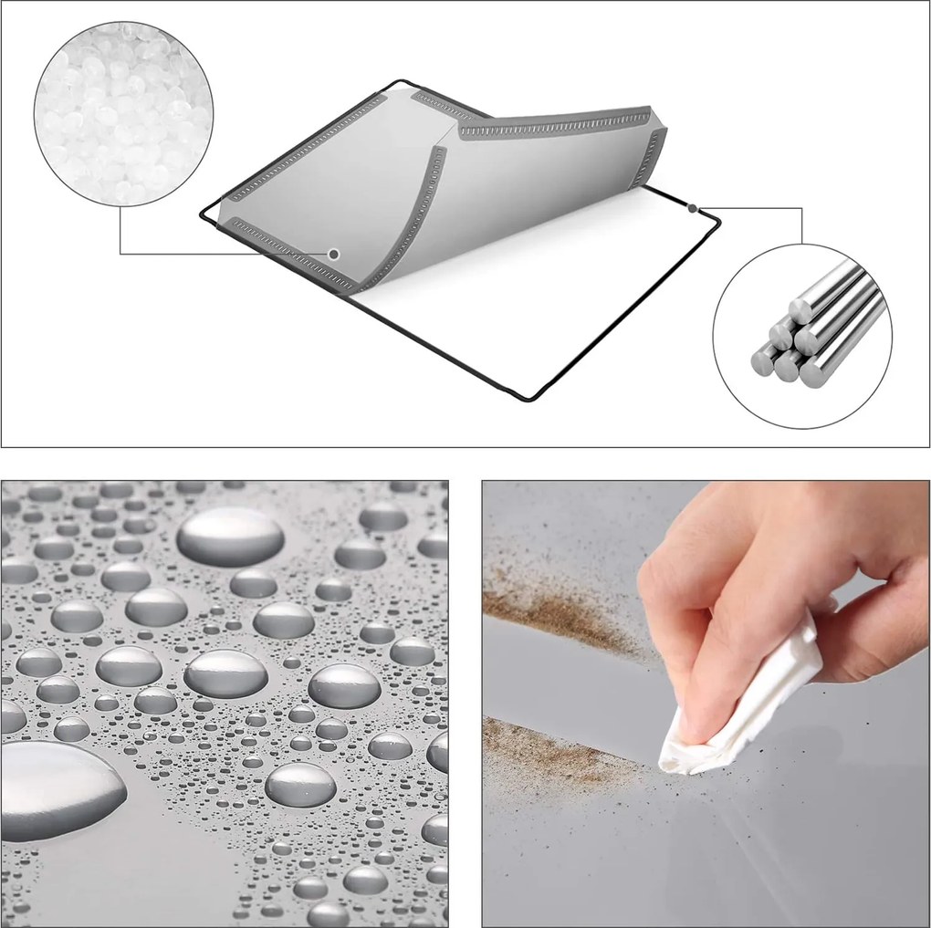 Ohrádka pre malé domáce zvieratá, 20 panelov, šedá