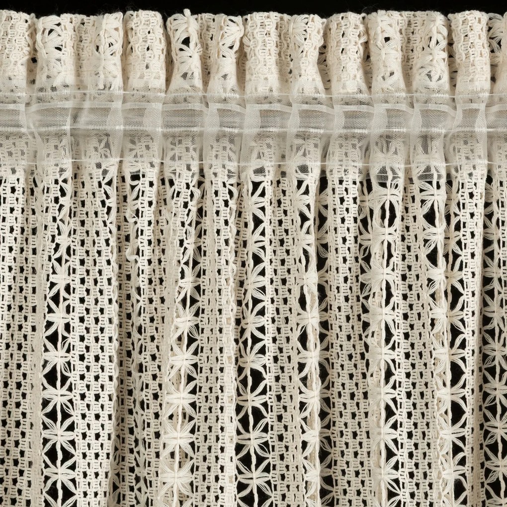 ZÁVES NA PÁSKE BONITA 140X270 CM PRÍRODNÁ