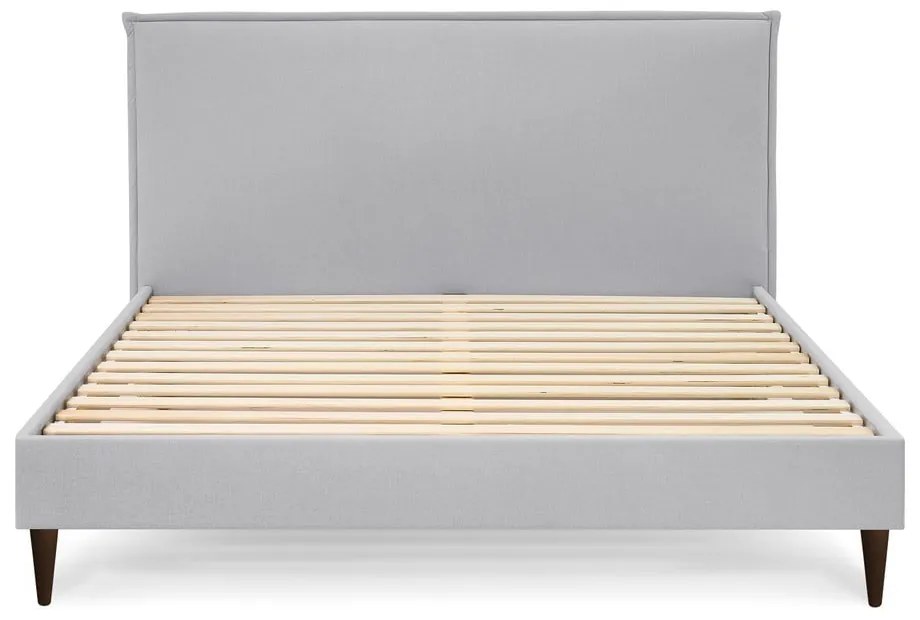 Sivá dvojlôžková posteľ Bobochic Paris Sary Dark, 160 x 200 cm