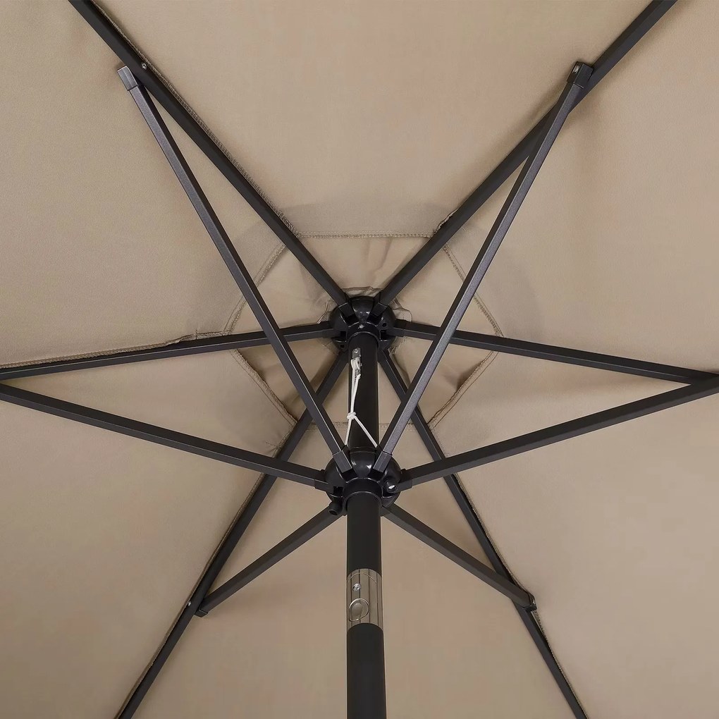 InternetovaZahrada Záhradný slnečník Ø300 cm - taupe