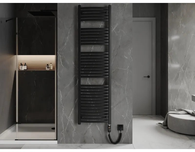 Mexen Helios, elektrické vykurovacie teleso 1800 x 500 mm, 900 W, čierna, W103-1800-500-2900-70