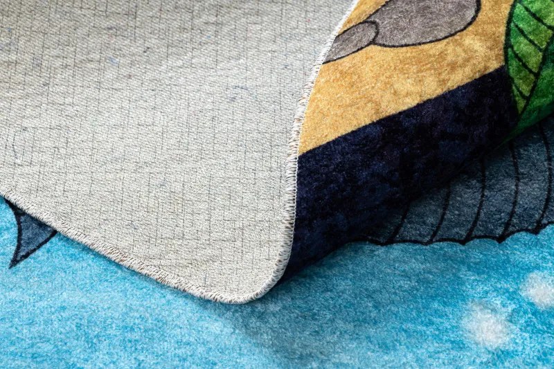 Dywany Łuszczów, Detský kusový koberec Junior 51594.801 Ocean, 160x160 (priemer) kruh, viacfarebná, detská izba