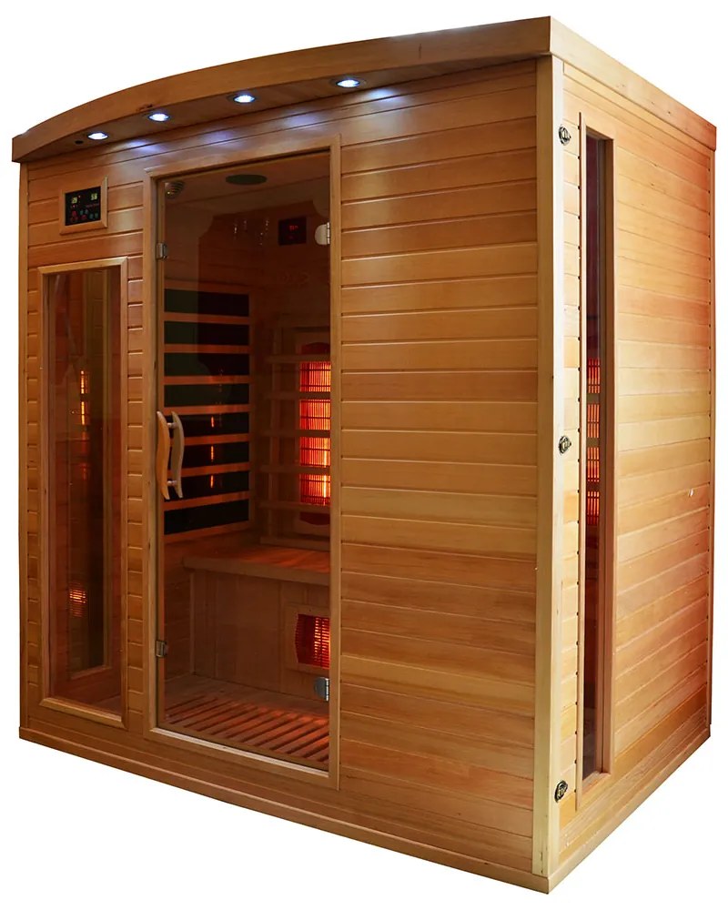 M-Spa - Infrasauna karbón-keramika pre 4 osoby 175 x 135 x 190 cm 2,6 kW (MSPACP4)