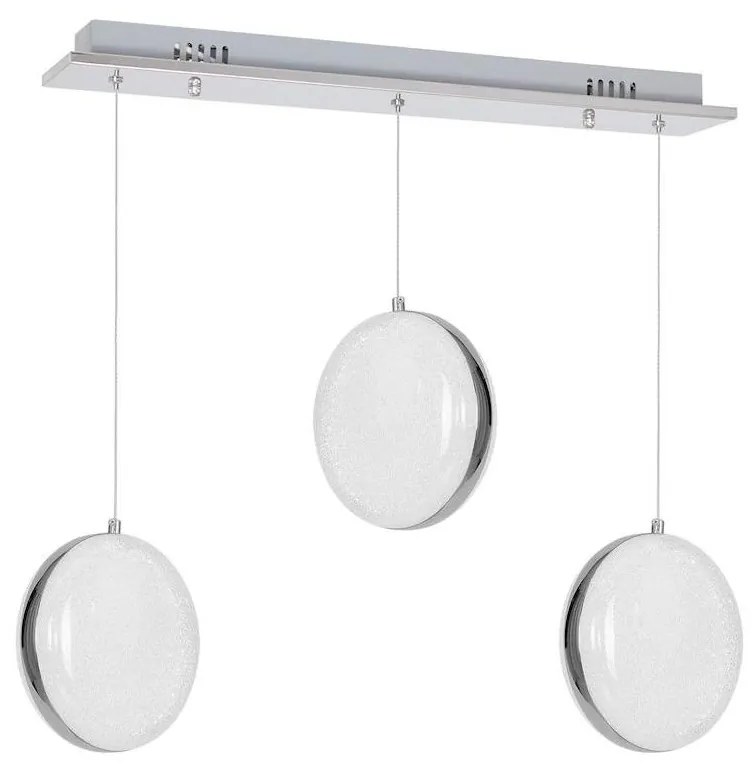 LED Luster na lanku LIRA 3xLED/27W/230V
