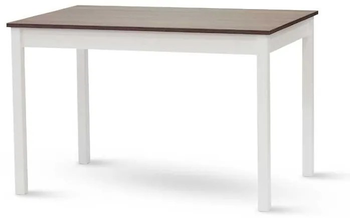 Stima Stôl TWIN Odtieň: Borneo / bílá podnož, Rozmer: 140 x 80 cm