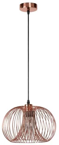Lucide 02400/30/17 - Závesné svietidlo VINTI 1xE27/60W/230V meď