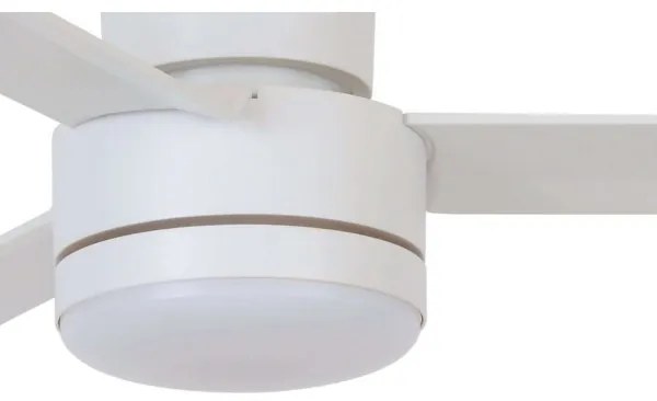 BAYSIDE 213036 - LED Stropný ventilátor LAGOON GX53/17W/230V biela + DO
