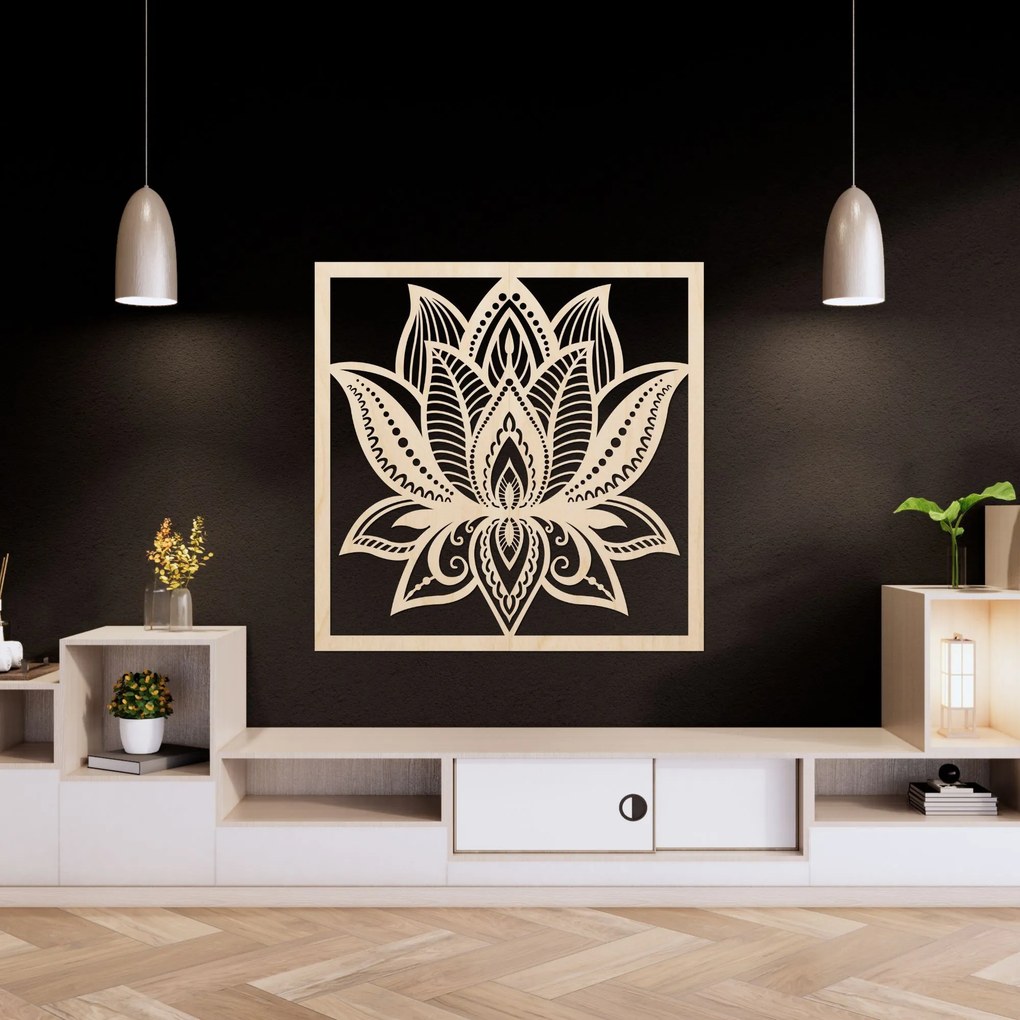 SENTOP | Mandala lotosový kvet štvorec | SENTOP PR0465
