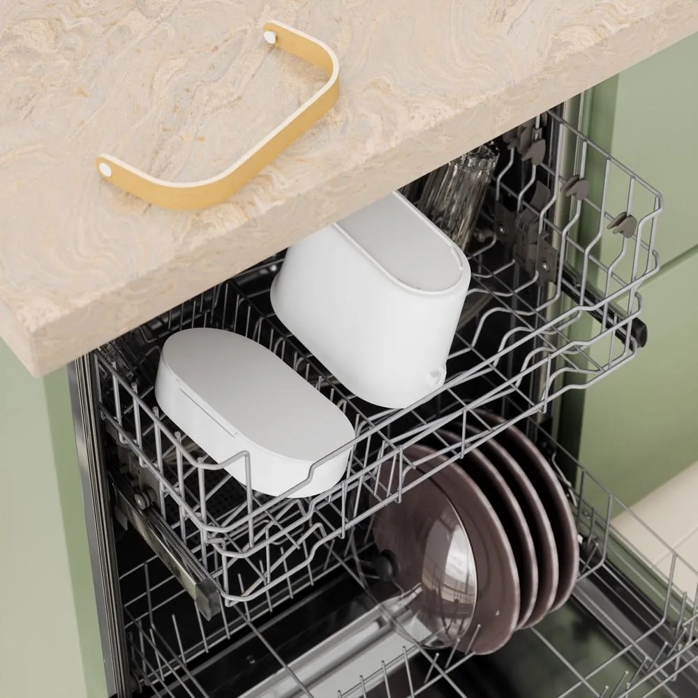 Biela nádoba na kompostovateľný odpad 4 l Bellwood – Umbra