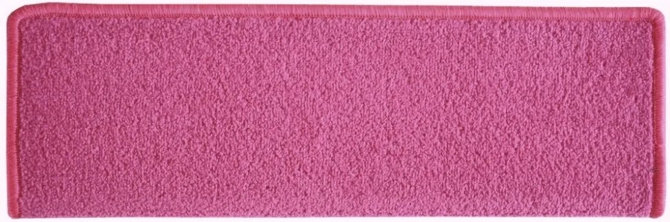 Nášľapy na schody Eton ružový obdĺžnik - 25x80 obdĺžnik (rozmer vrátane ohybu) Vopi