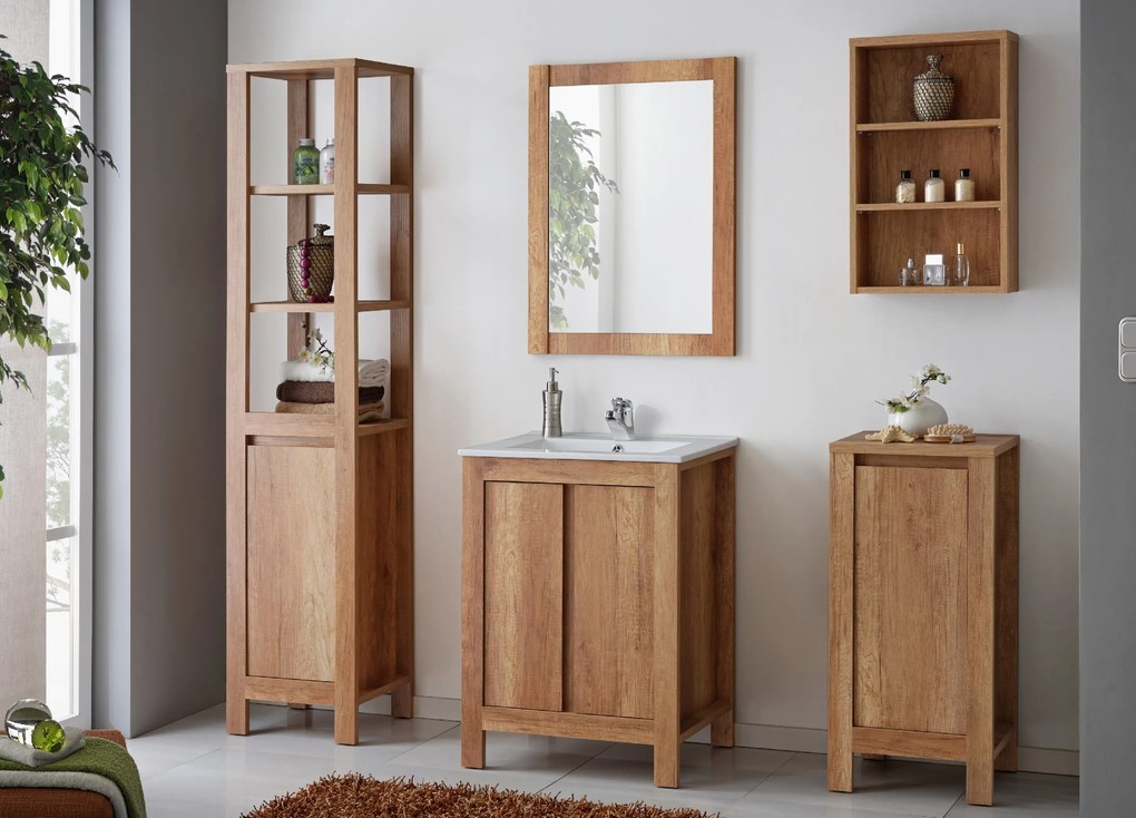 Comad Kúpeľňová skrinka závesná horná Clasicc Oak 40 dub antic